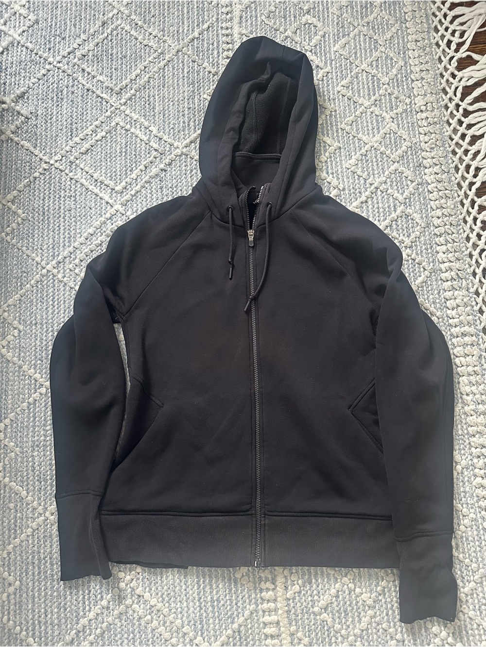 Athleta Black Full-Zip Hoodie